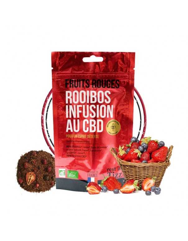 Infusion CBD Fruits Rouges Rooibos
