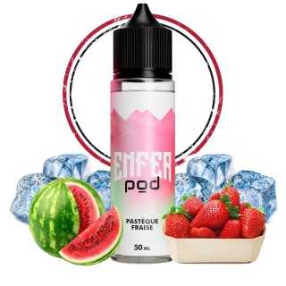 Visuel du e-liquide Pastèque Fraise au format 50ml.