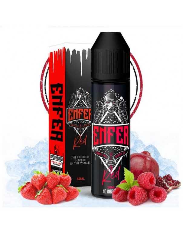 Visuel du e-liquide Enfer Red au format 50ml.