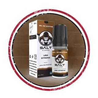 Visuel du e-liquide USA Strong Salt E-Vapor au format 10ml.