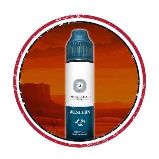 Visuel du e-liquide Western au format 50ml.