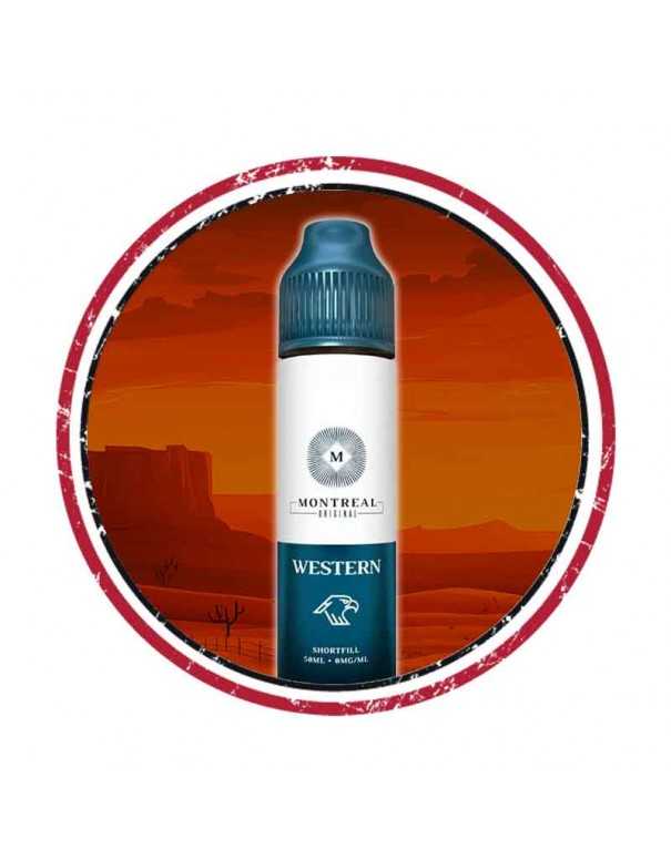 Visuel du e-liquide Western au format 50ml.