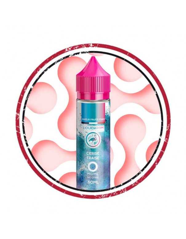 Visuel du e-liquide Cerise Fraise au format 50ml.