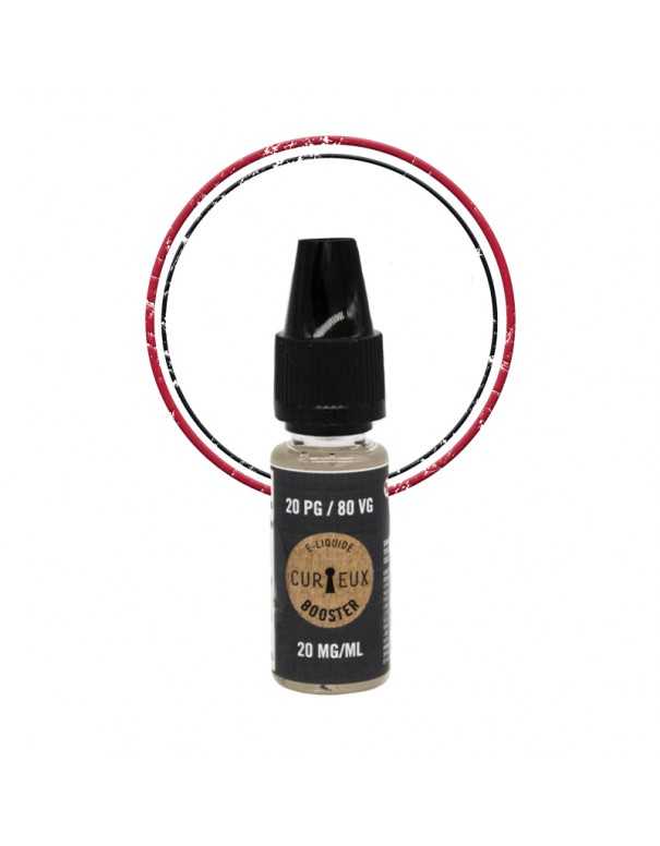 Image principale du booster Curieux 20PG/80VG en 10ml Image principale du booster Curieux 20PG/80VG en 10ml