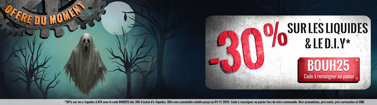 Promotion chez Vap'Expert: -30% sur tout les E-Liquide et DIY