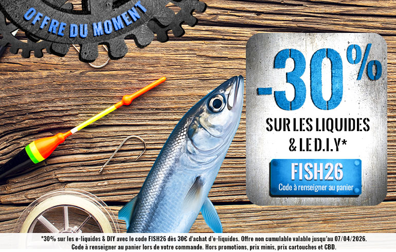 Aucune R&eacute;duction Vap'Expert ! -30% sur aucun liquide... 