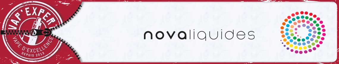 Bannière principale de la marque NOVA LIQUIDES (US VAPING), partenaire de VAP'EXPERT