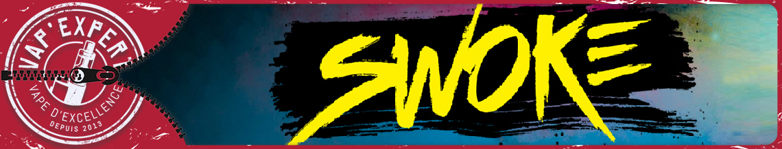 Bannière principale de la marque Swoke, partenaire Vap'Expert.