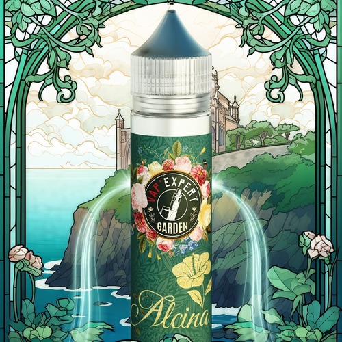 Repr&eacute;sentation du E-Liquide Alcina de la gamme garden de Vap'Expert