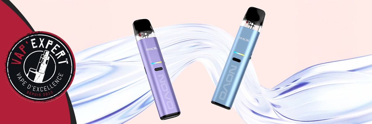 Image d'illustration du kit novo éco, la petite vapoteuse compacte et légère de chez Smok !